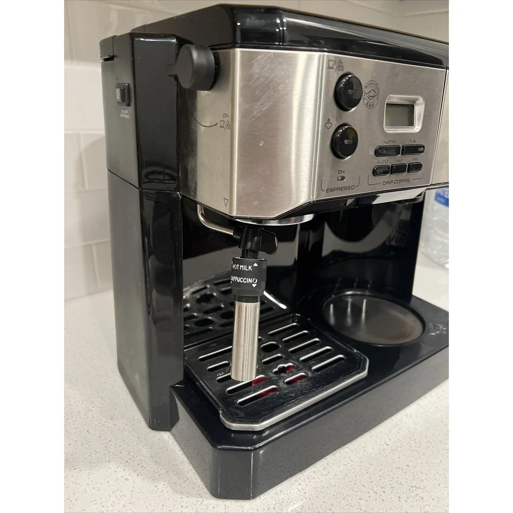 De'Longhi BCO430BC Combination Espresso and Coffee Machine Black/Silver Check